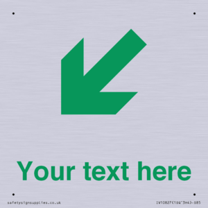 Custom Safe Condition inverse: Green Down left right arrow